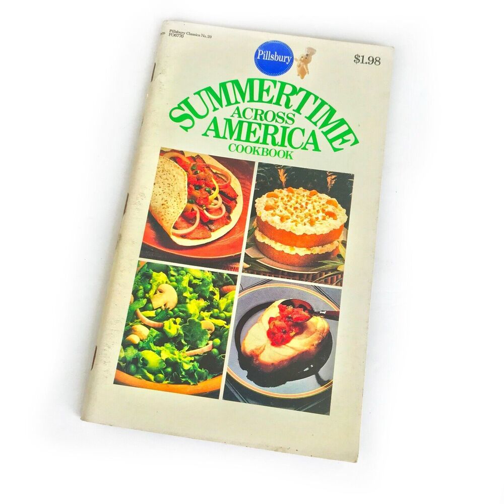 Pillsbury Summertime Across America Cookbook Classic #29 Vintage 1983